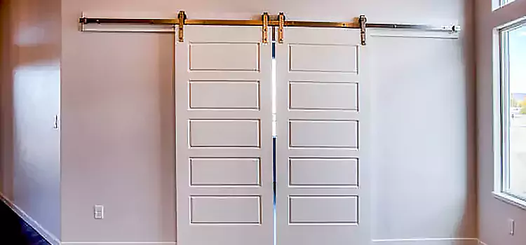 Glass Barn Door with Installation Hardware Kit Oakland
